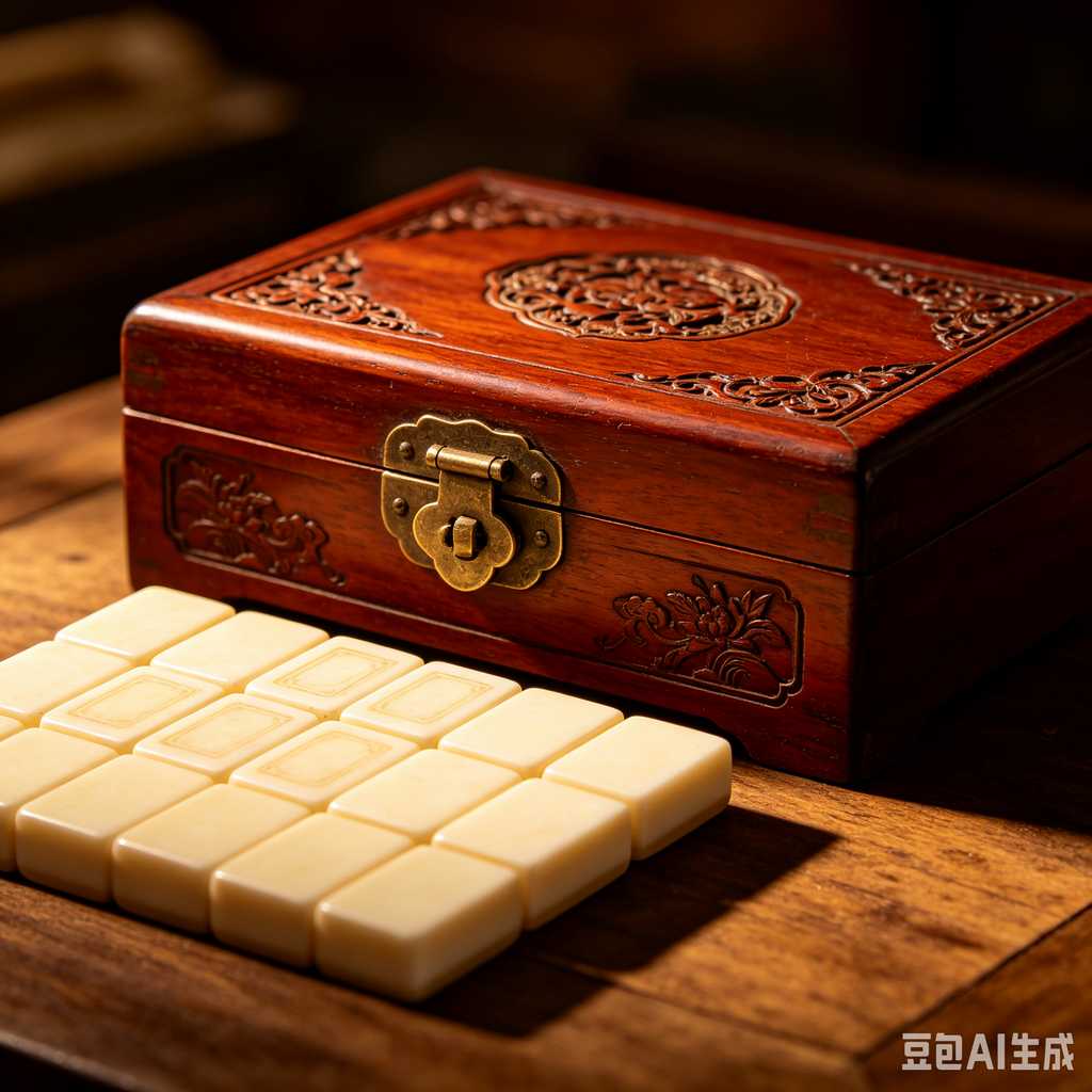 exquisite mini mahjong gift set